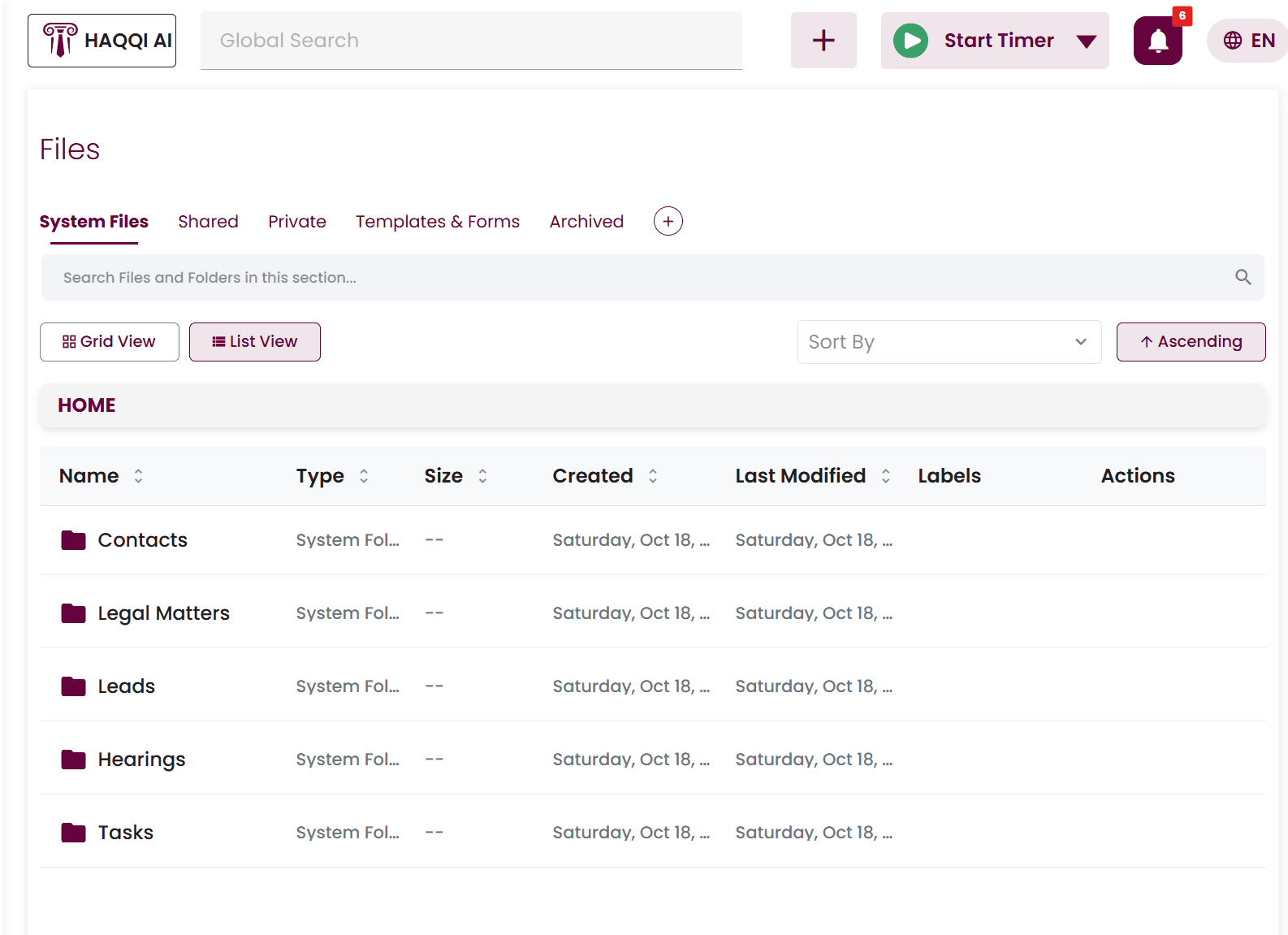 HAQQ Legal Document Management System DMS