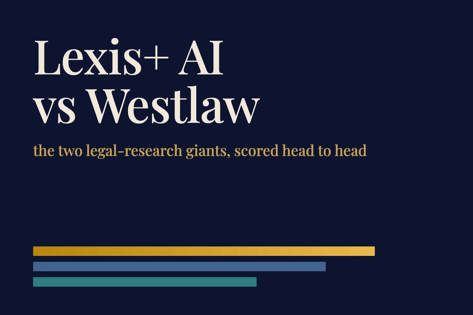 مراجعة Lexis+ AI: مقابل Westlaw CoCounsel، بالدرجات