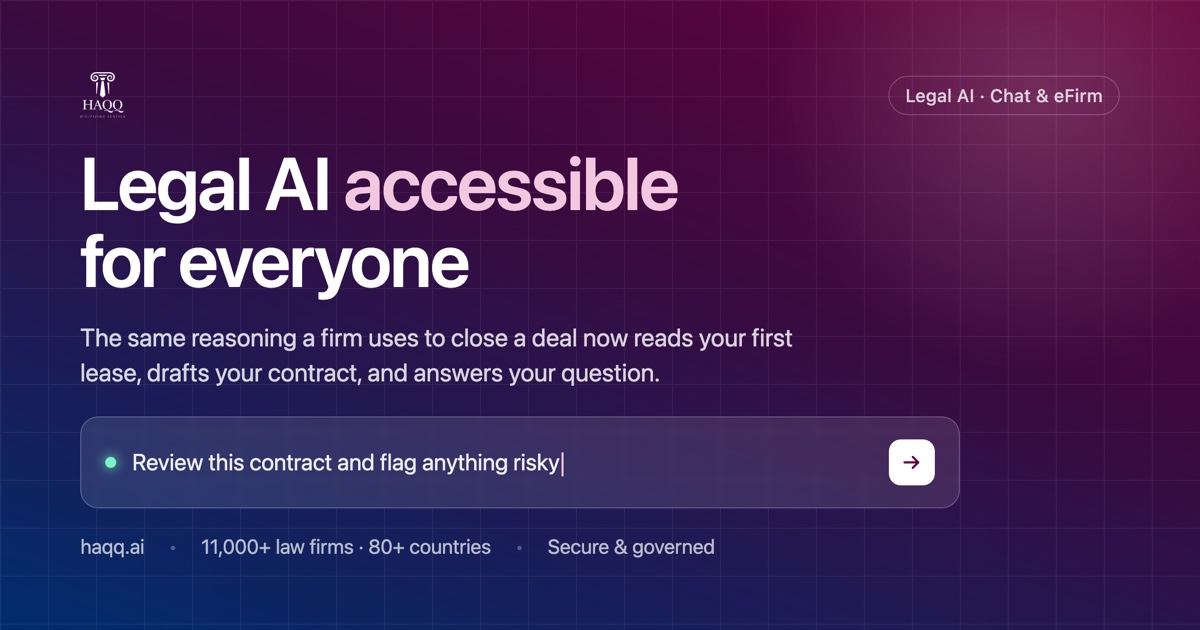 HAQQ Legal AI